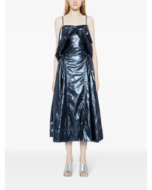 Rejina Pyo Dora lamé midi dress - Blue - サムネイル2