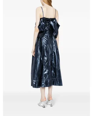 Rejina Pyo Dora lamé midi dress - Blue - サムネイル4