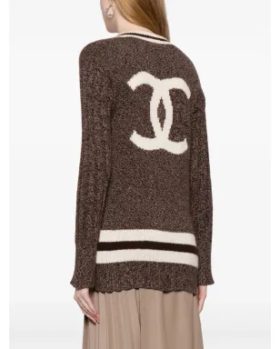 CHANEL ビンテージ 1996年 CCウールジャンパー ブラウン - サムネイル4