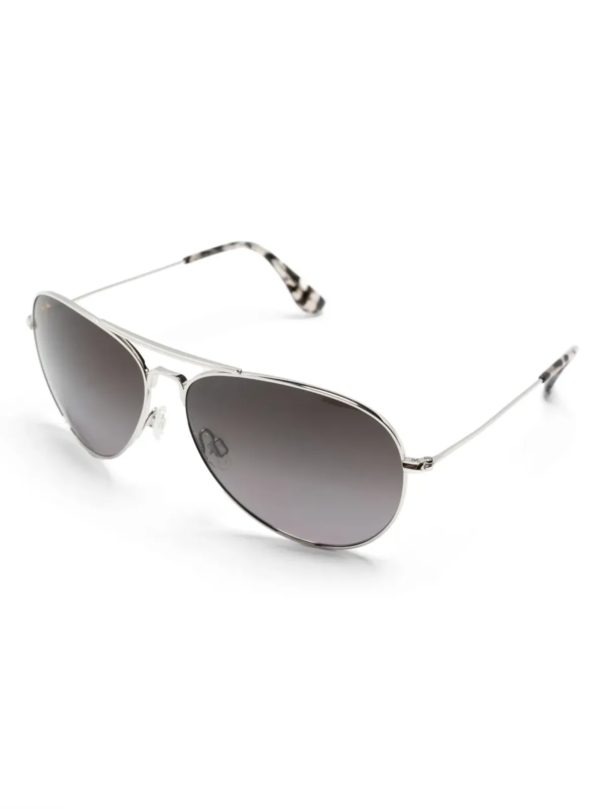 Maui Jim Mavericks ダブルグラデーションレンズ パイロットフレーム サングラス - Silver - 画像2