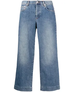 A.P.C. セーラー クロップドジーンズ ブルー - サムネイル1