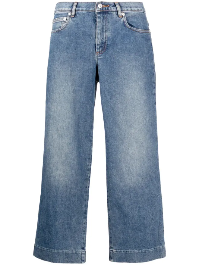 A.P.C. A.P.C. セーラー クロップドジーンズ ブルーの商品画像