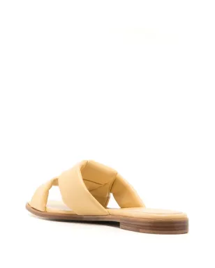 Ferragamo Origami knot-detail レザーサンダル - グリーン - サムネイル3