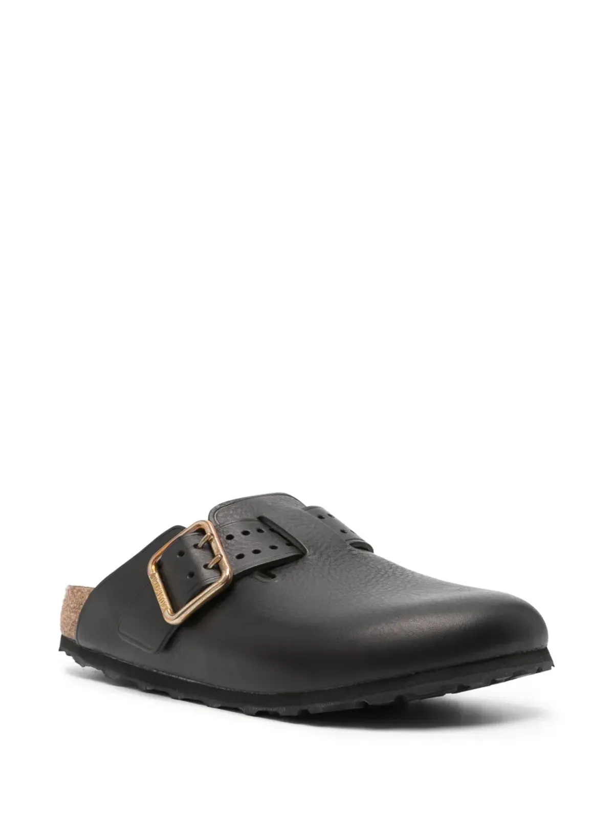 Birkenstock ボストンボールド レザー スリッパ - 画像2