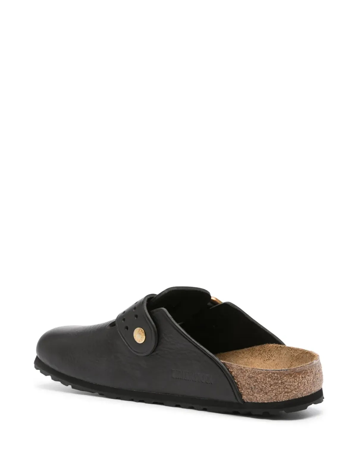Birkenstock ボストンボールド レザー スリッパ - 画像3