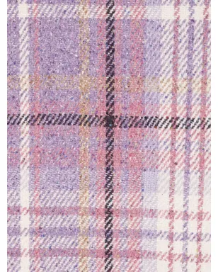 Acne Studios plaid knitted scarf - Purple - サムネイル2