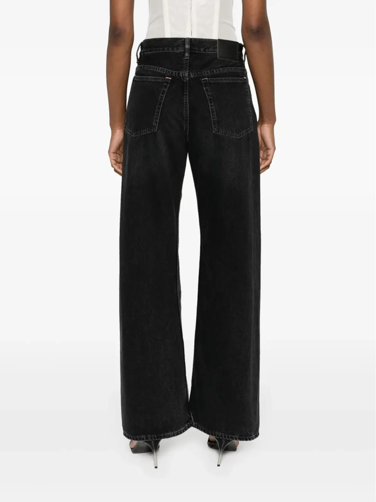 Acne Studios ハイライズ ルーズフィットジーンズ - 画像4