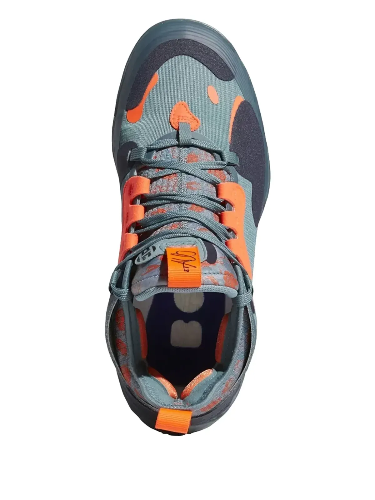adidas グリーン ハーデン Vol. 5 Futurenatural Floral スニーカー - ブルー - 画像2