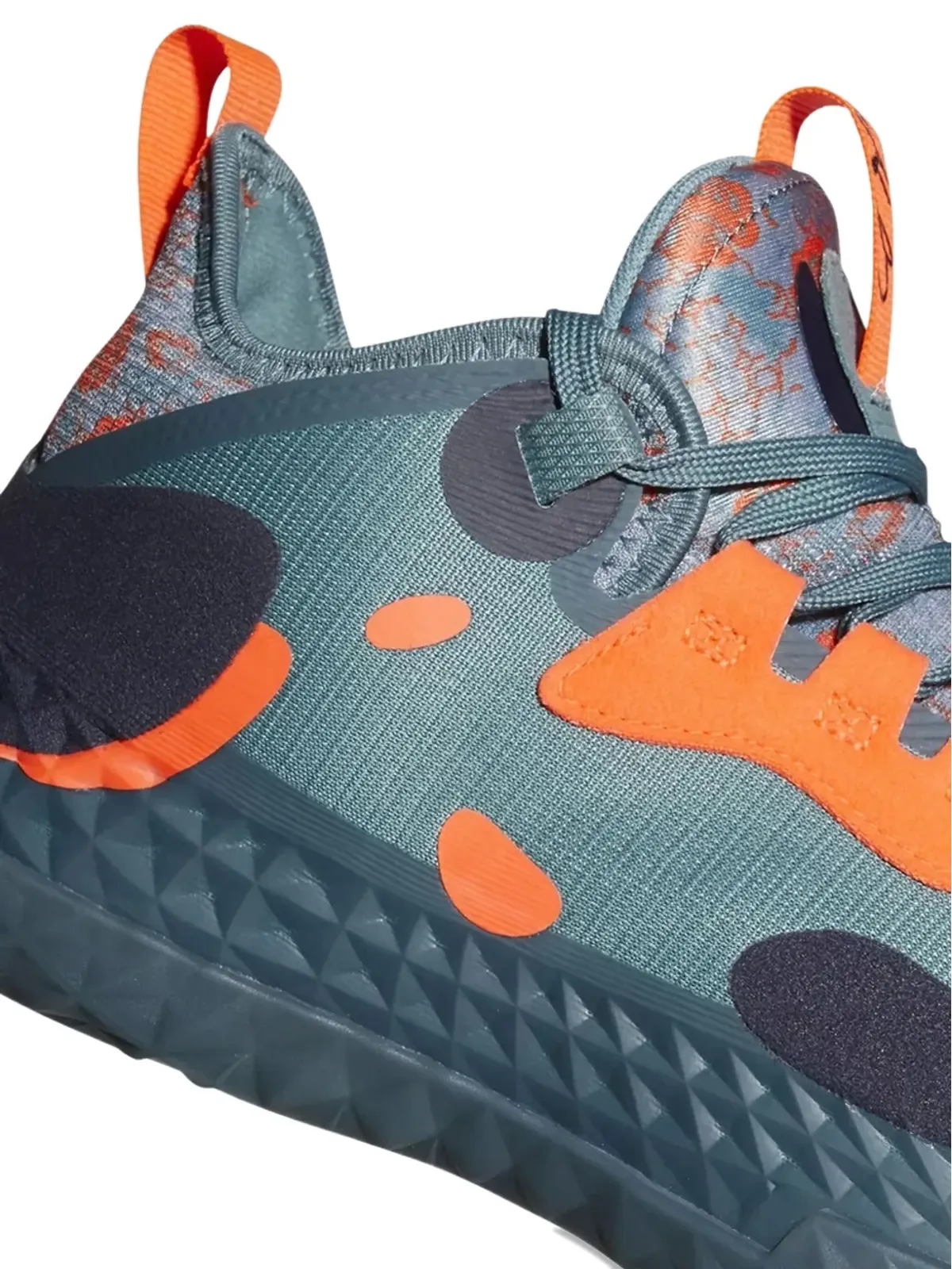 adidas グリーン ハーデン Vol. 5 Futurenatural Floral スニーカー - ブルー - 画像4