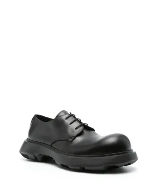 Acne Studios レザー ダービーシューズ ブラック - サムネイル2