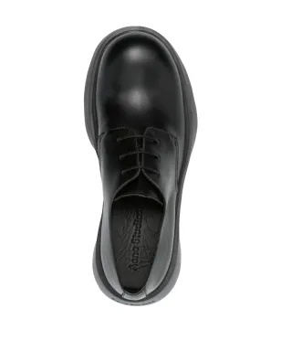 Acne Studios レザー ダービーシューズ ブラック - サムネイル4