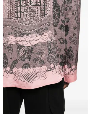 Acne Studios フローラルプリントサテンシャツ - サムネイル5