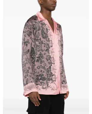 Acne Studios フローラルプリントサテンシャツ - サムネイル3