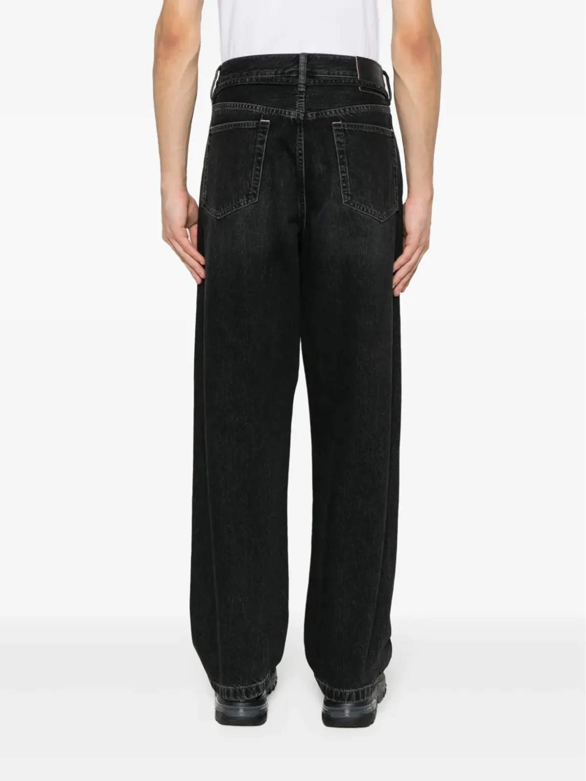 Acne Studios ミッドライズ ワイドレッグ ジーンズ - 画像5