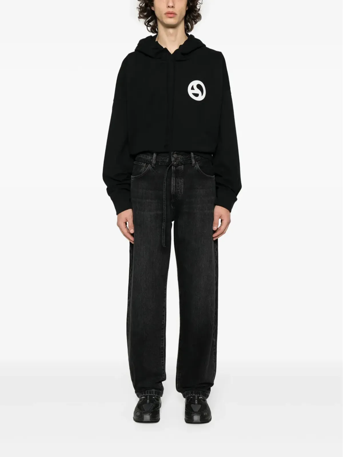 Acne Studios ミッドライズ ワイドレッグ ジーンズ - 画像2