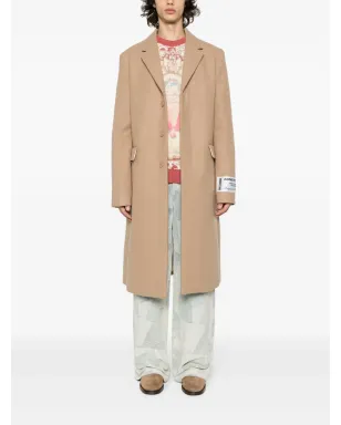 Acne Studios シングルブレスト ウールブレンド コート - ブラウン - サムネイル2