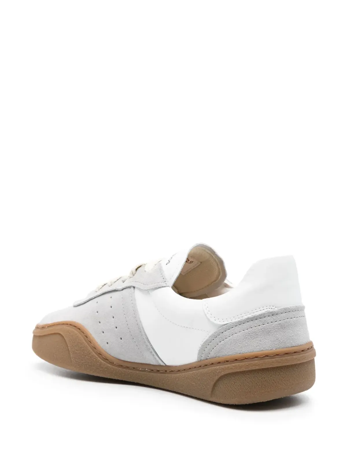 Acne Studios パネルデザイン レザー スニーカー - White - 画像3