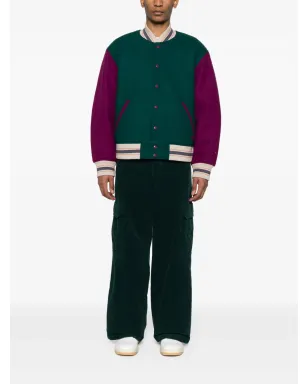 Acne Studios colour-block felted jacket - Green - サムネイル2