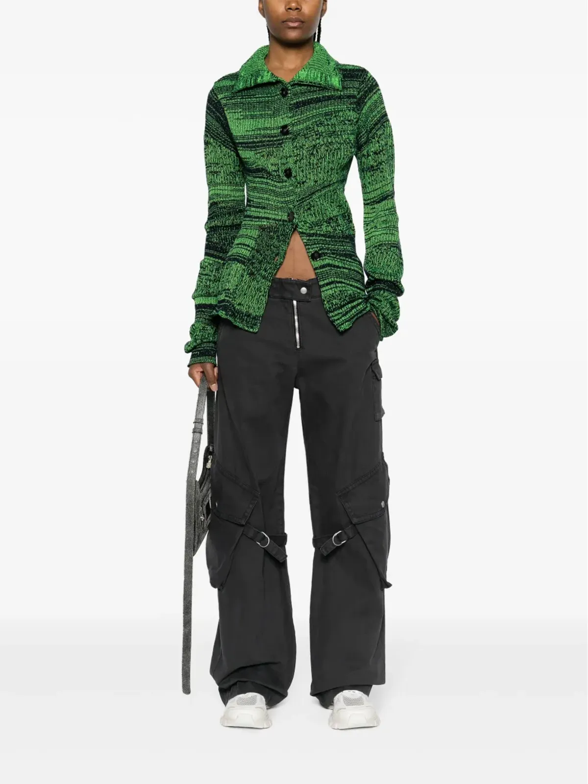 Acne Studios ミッドウェストストレートパンツ グレー - 画像2