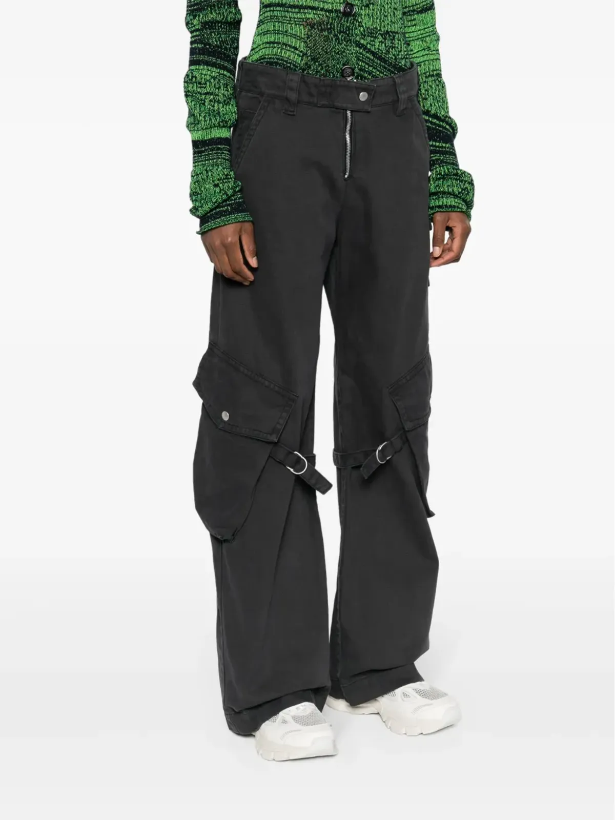 Acne Studios ミッドウェストストレートパンツ グレー - 画像3