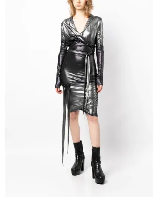 Rick Owens Lilies Luxor Emma アシンメトリックミニドレス - サムネイル2