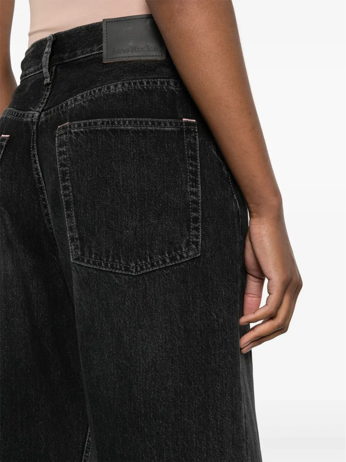 Acne Studios ハイライズ ワイドレッグジーンズ - 画像5
