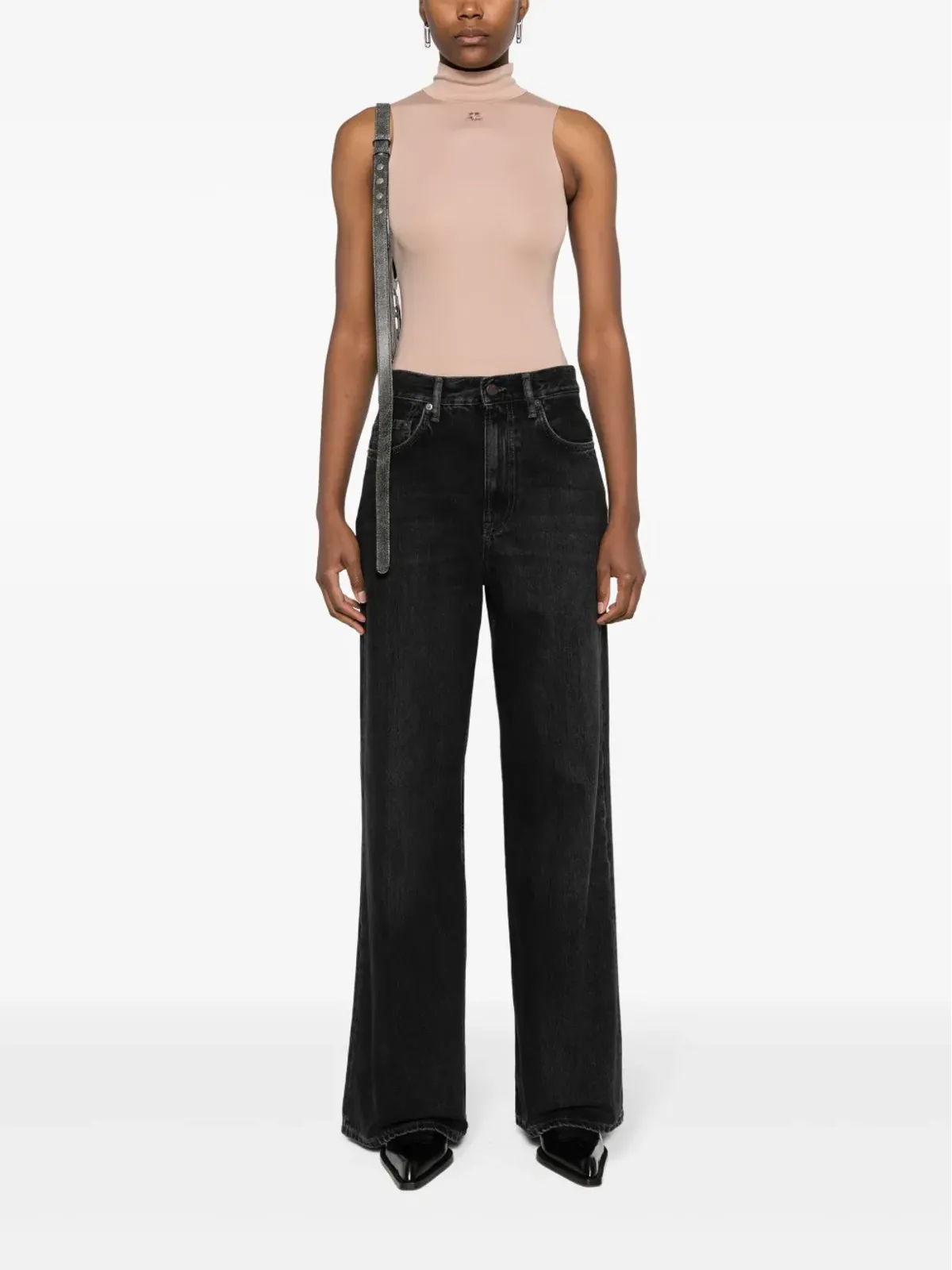 Acne Studios ハイライズ ワイドレッグジーンズ - 画像2