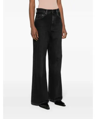 Acne Studios ハイライズ ワイドレッグジーンズ - サムネイル3