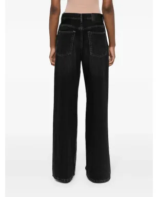 Acne Studios ハイライズ ワイドレッグジーンズ - サムネイル4