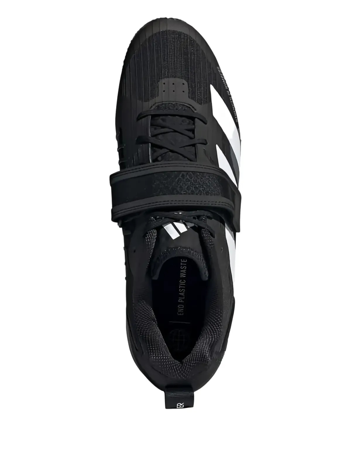 adidas アディパワー ウェイトリフティング 3 ブラック/ホワイト/グレー スニーカー - 画像4
