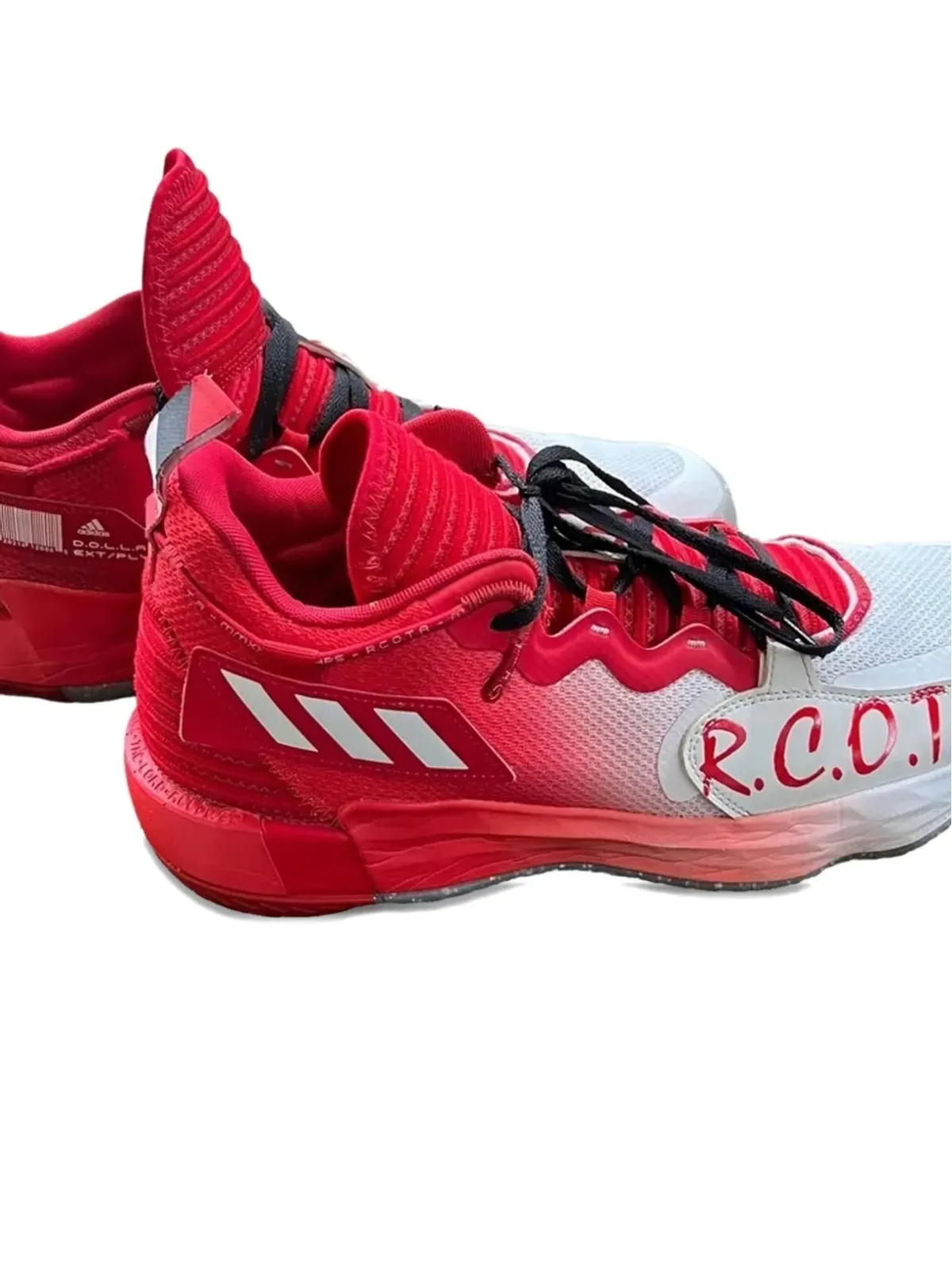 adidas Dame 7 オポーネント アドバイザリー レッド スニーカー - 画像2