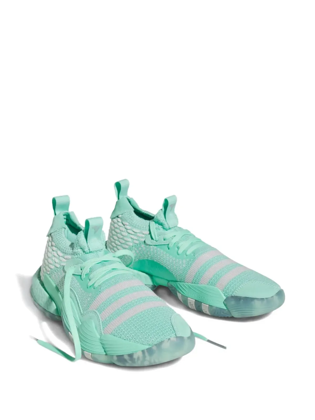 adidas Trae Young 2 グリーンミント スニーカー - 画像2
