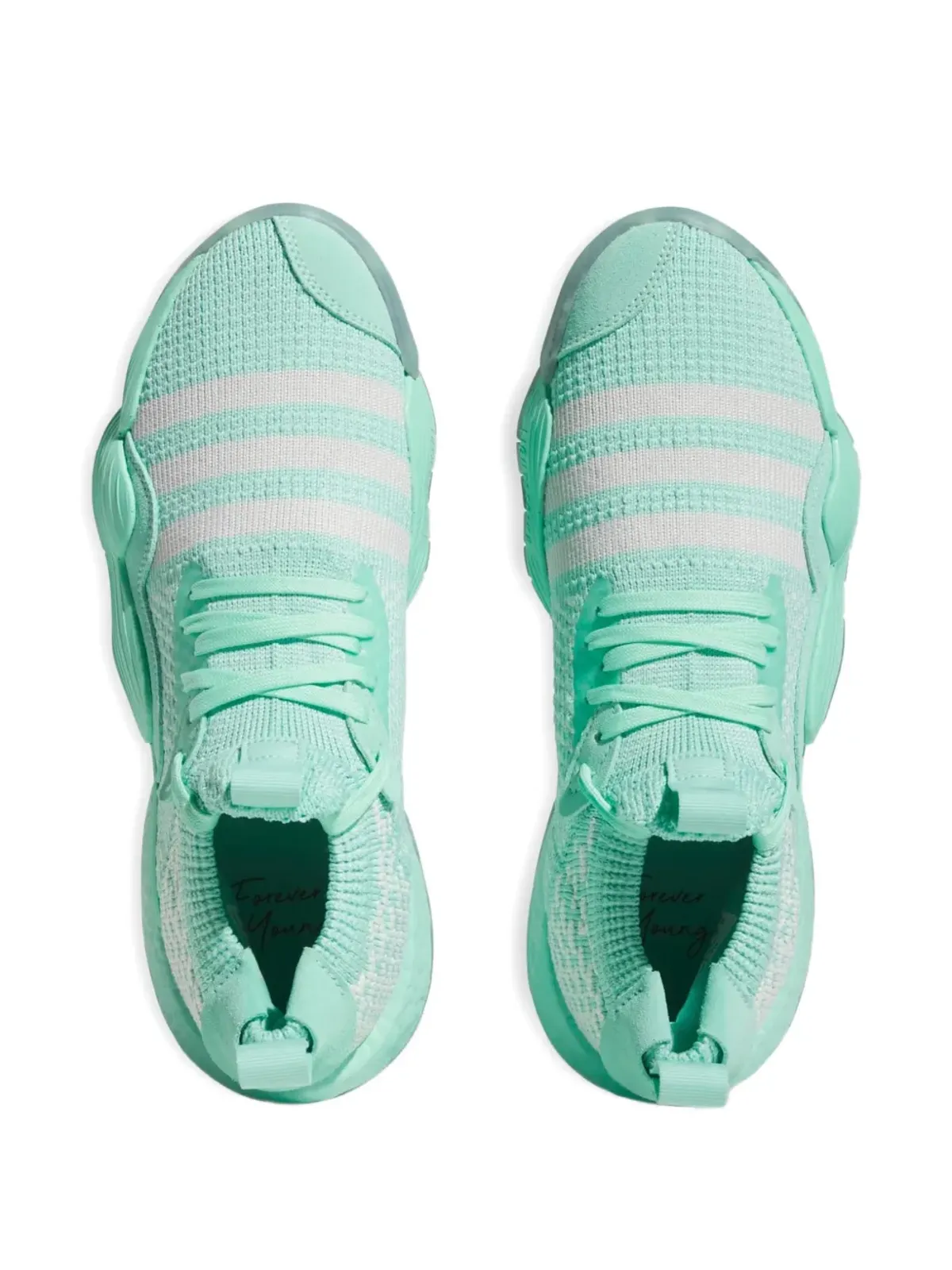 adidas Trae Young 2 グリーンミント スニーカー - 画像3