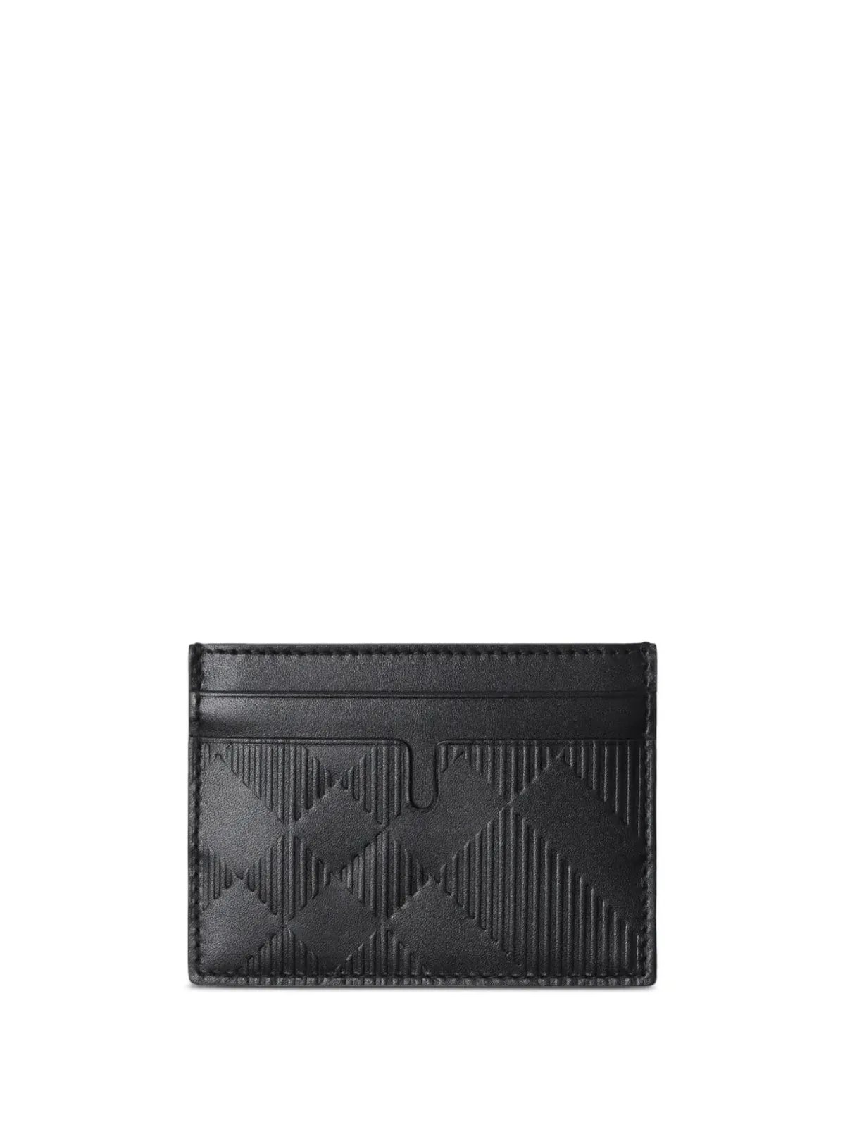 Burberry チェック柄レザー カードホルダー - 画像2