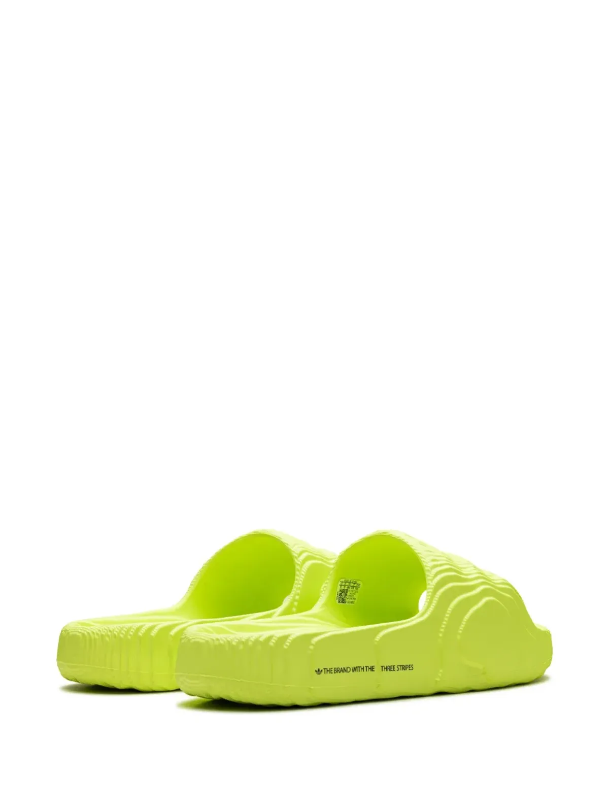 adidas アディレッタ 22 "Solar Yellow" スライド - グリーン - 画像3