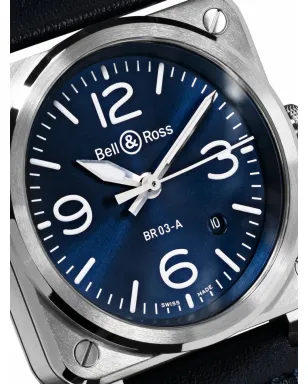 Bell & Ross BR 03 ブルー - サムネイル3