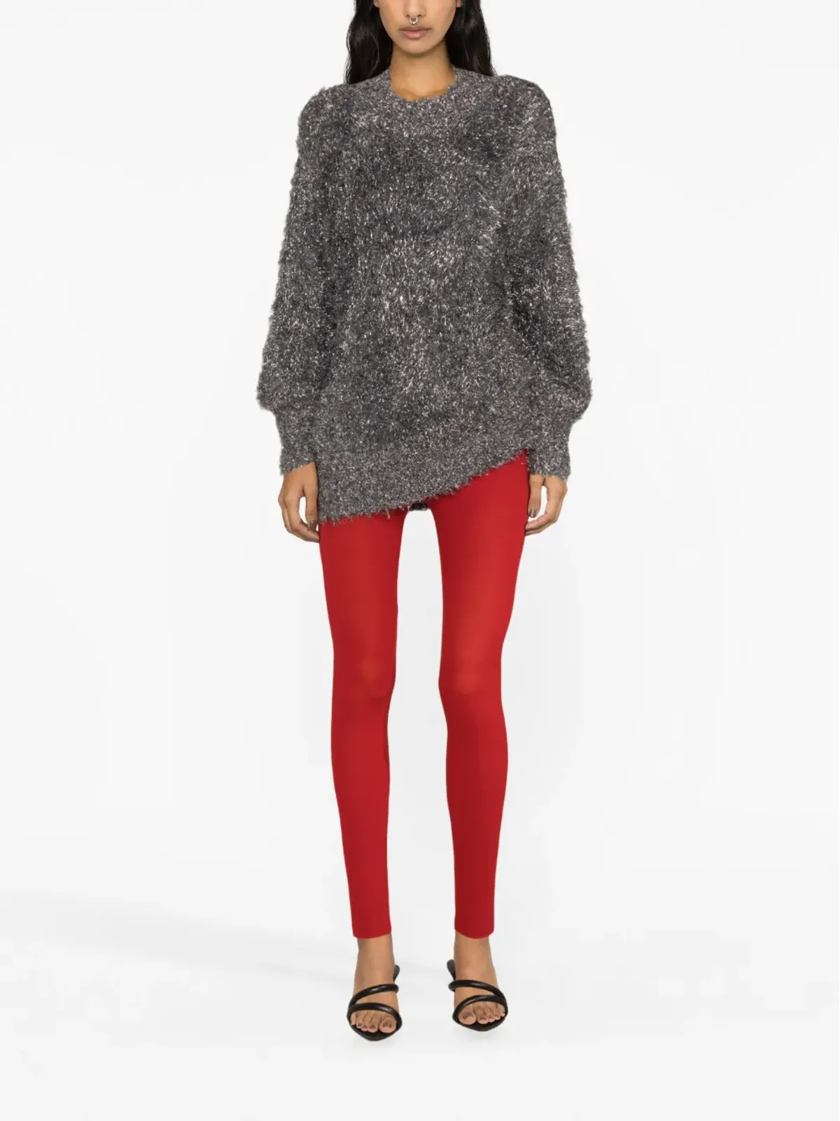 ISABEL MARANT ウェイン メタリックセーター - シルバー - 画像2