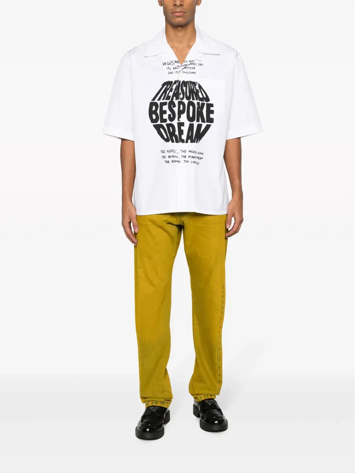 Marni テキストプリント コットンシャツ - 画像2