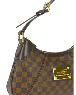 Louis Vuitton ビンテージ Thames PM ショルダーバッグ - ブラウン - サムネイル3