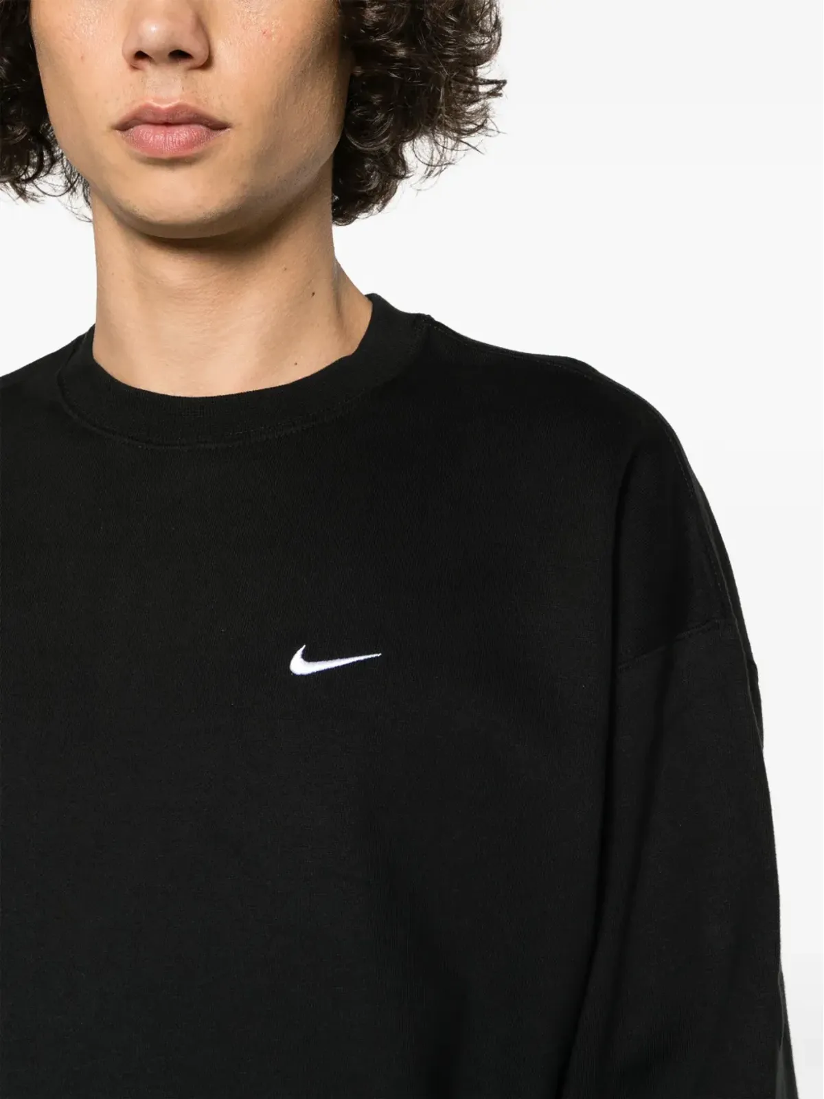 Nike ソロ スウィッシュ ロゴ スウェットシャツ - 画像5
