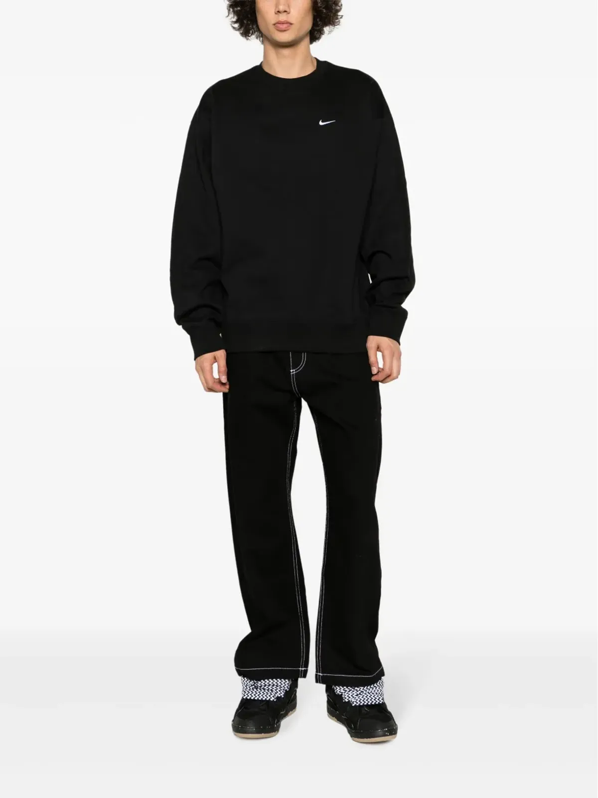 Nike ソロ スウィッシュ ロゴ スウェットシャツ - 画像2