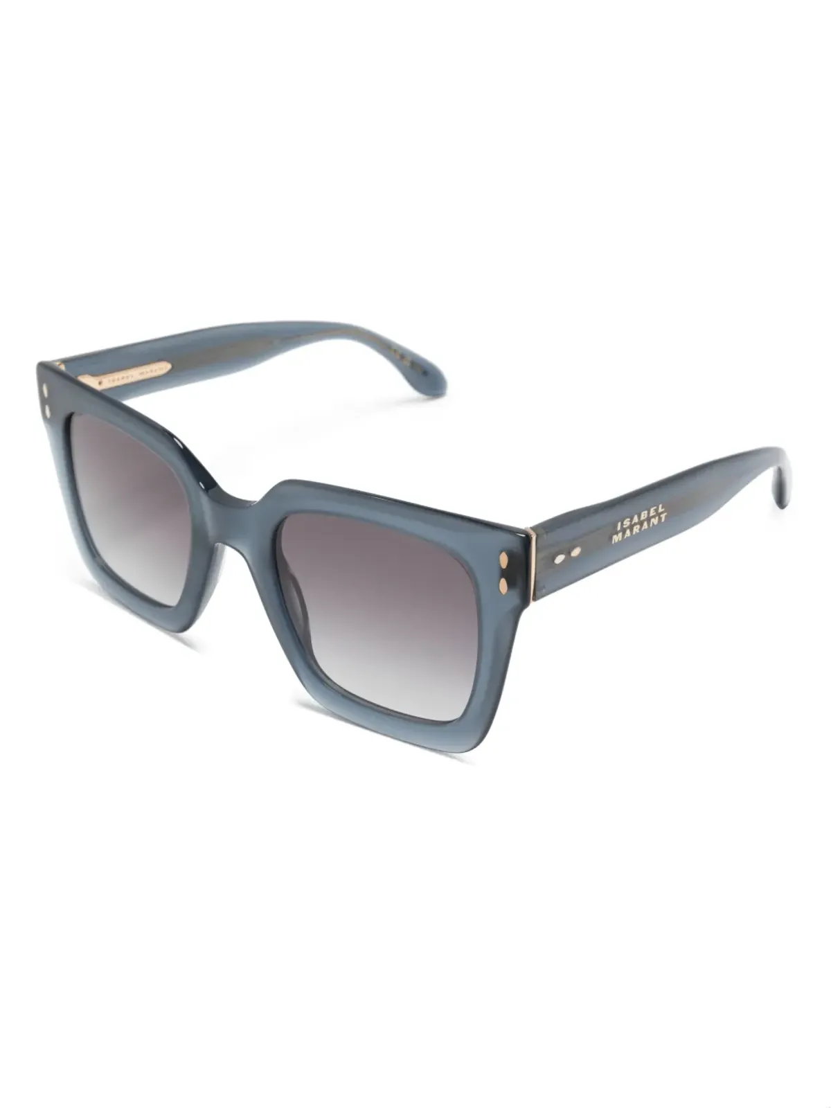 Isabel Marant Eyewear ロゴプレートスクエアフレーム サングラス - 画像2