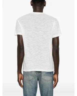 TOM FORD クルーネック コットンブレンド Tシャツ ホワイト - サムネイル4