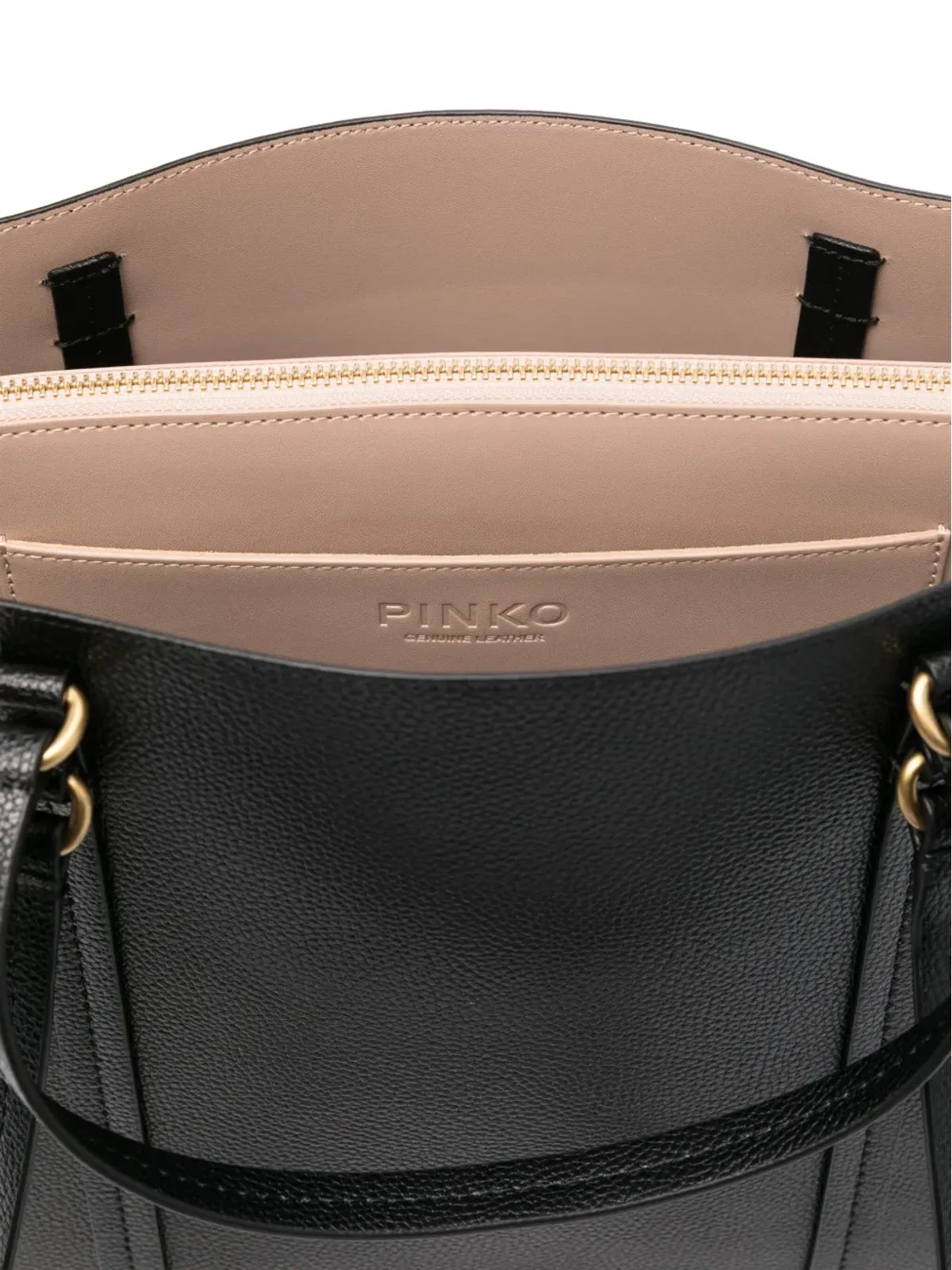 PINKO ラブバードモチーフのレザーバッグ - 画像5