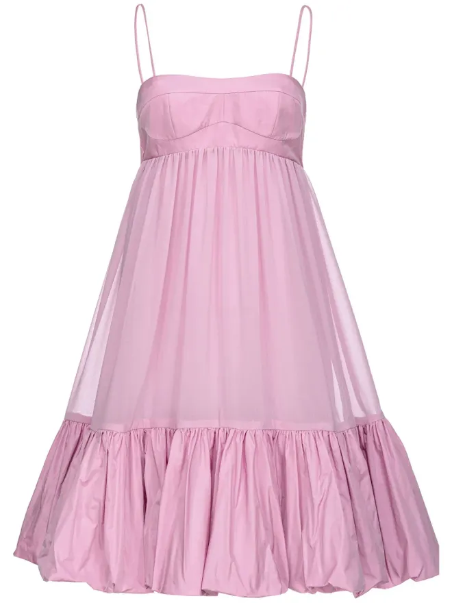 PINKO PINKO エンパイアラインのフレアドレスの商品画像
