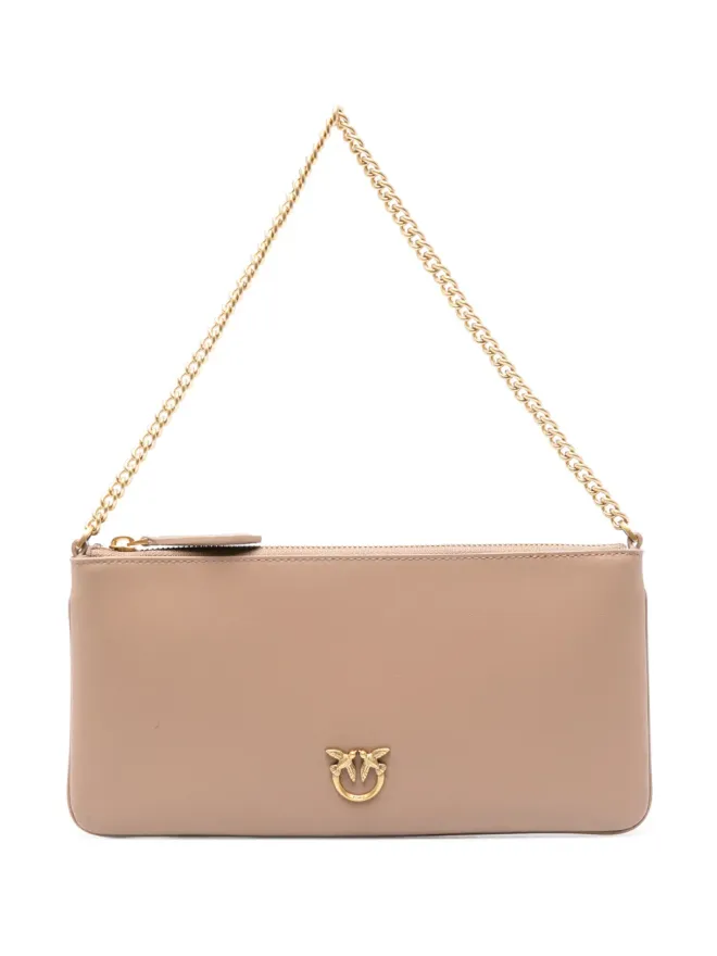 PINKO PINKO Love Birdsプレート付きショルダーバッグ - ニュートラルカラーの商品画像