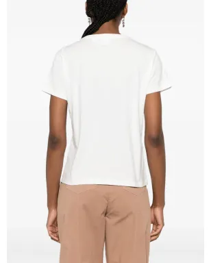 PINKO Love Birds コットンTシャツ - ホワイト - サムネイル4