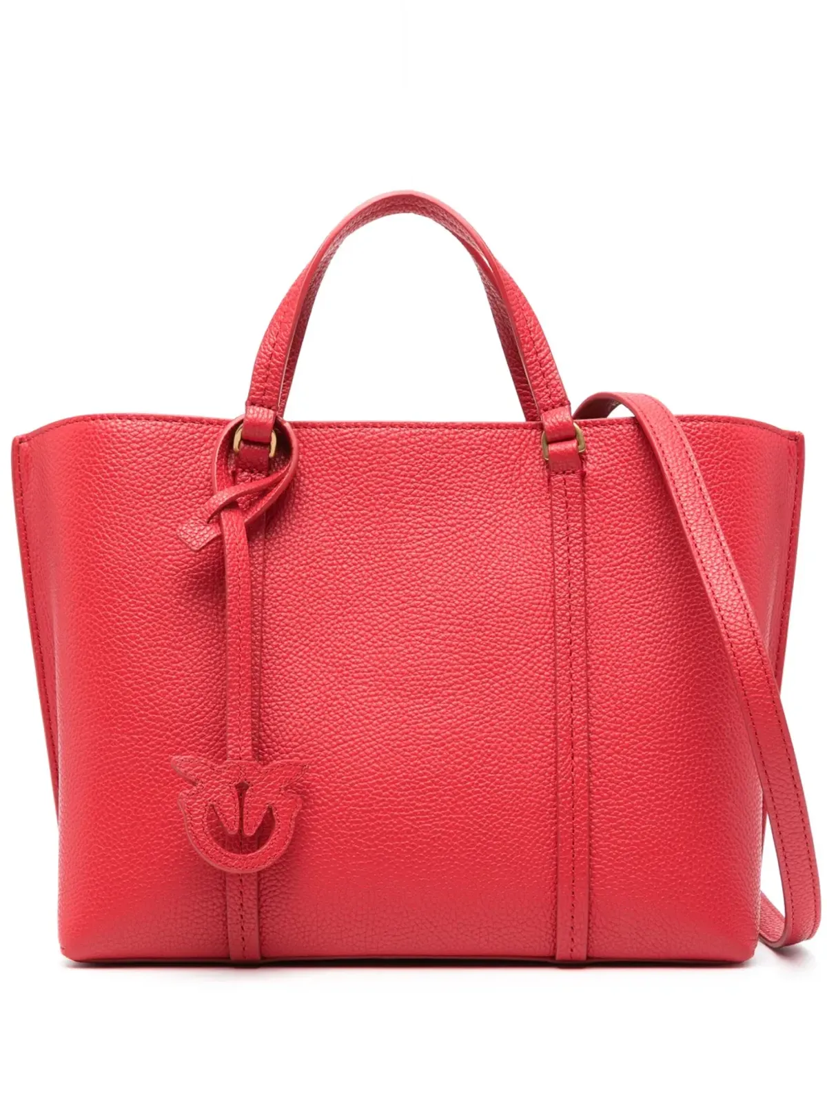 PINKO レザー トートバッグ - レッド - 画像1