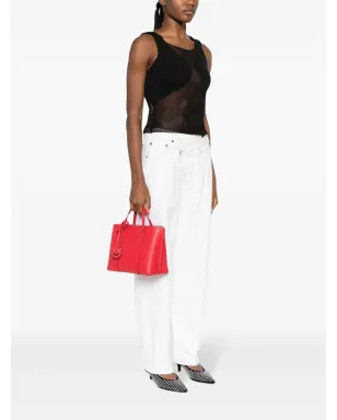 PINKO レザー トートバッグ - レッド - サムネイル2