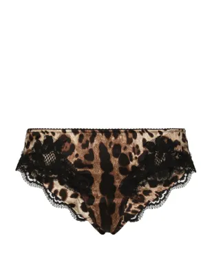 Dolce & Gabbana レオパード柄ブリーフ - ニュートラルカラー - サムネイル1